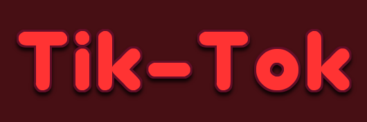 Tik-Tok logo. Free logo maker.