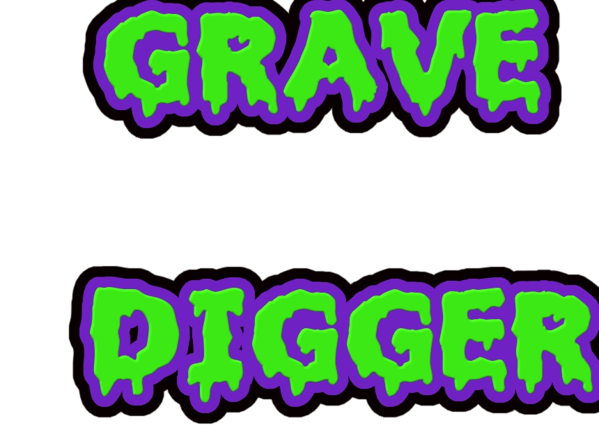 Printable Grave Digger Flames