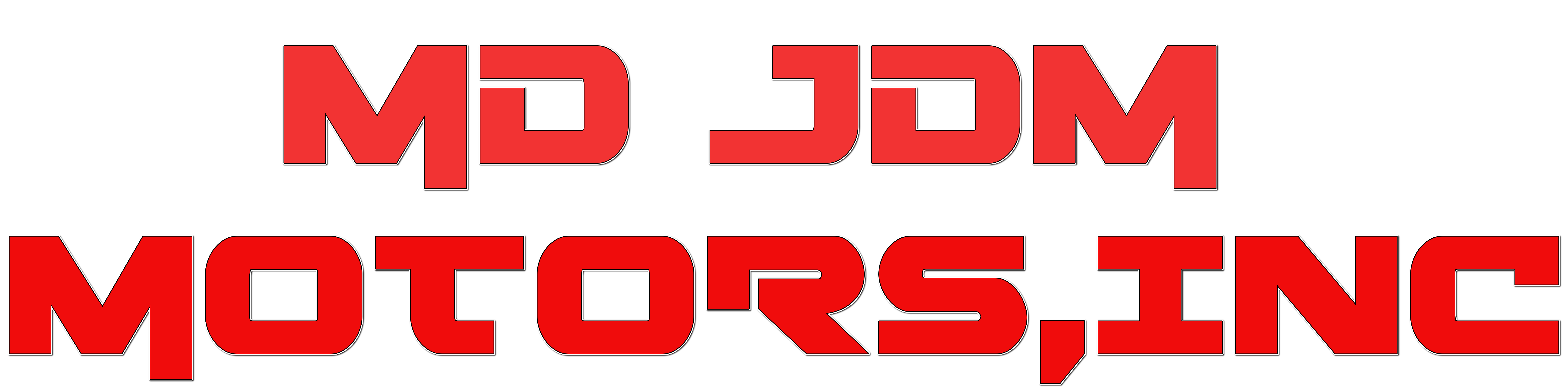 MD JDM MOTORS,INC logo. Free logo maker.