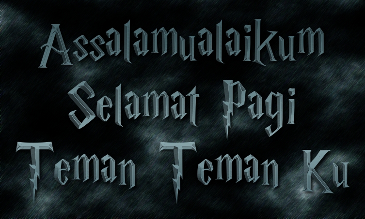 Assalamualaikum Selamat  Pagi  Teman Teman Ku logo  Free 