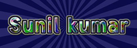 sunil kumar name logo