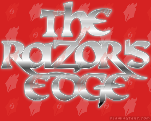 THE RAZOR's EDGE logo. Free logo maker.