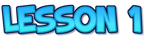 LESSON 1 logo. Free logo maker.