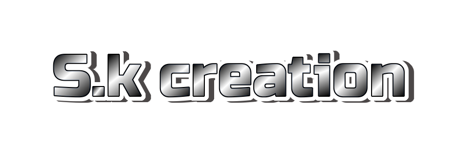 S.k creation logo. Free logo maker.