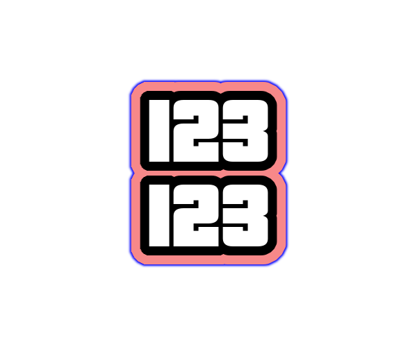 123 123 logo. Free logo maker.