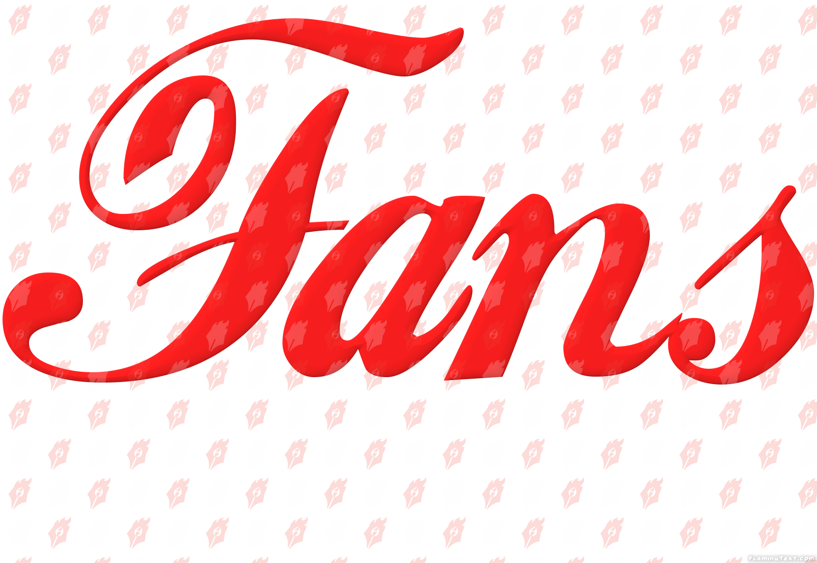 Fans logo. Free logo maker.