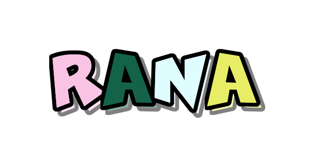Rana Animal Animated GIF Logo Designs